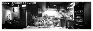 Sake Bar Ginn. 6x18 medium format pinhole camera 86mm f/215 + Fuji Acros